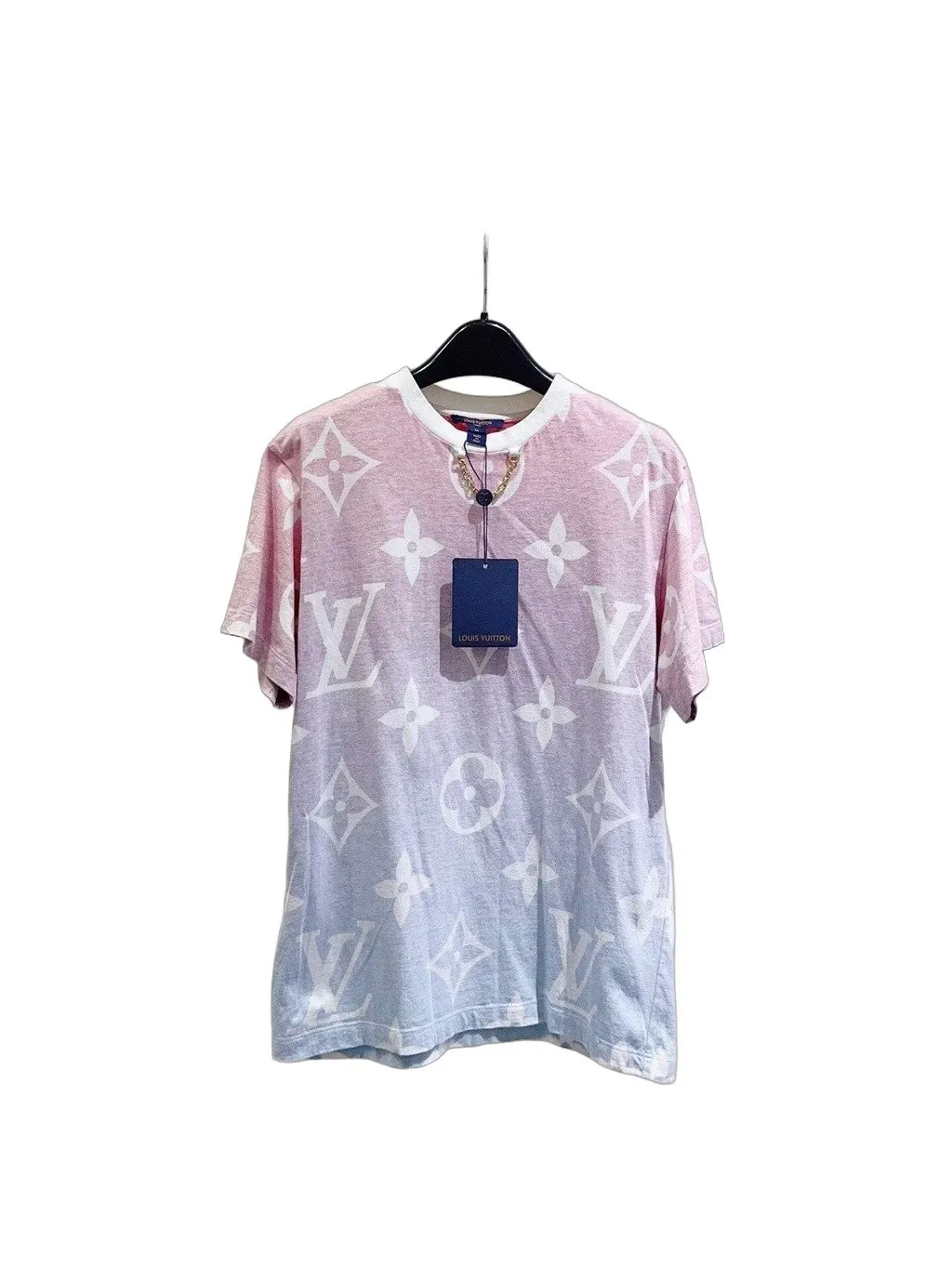 Louis Vuitton Pink Cotton Top Pink Cotton Never worn, with tag - Front View