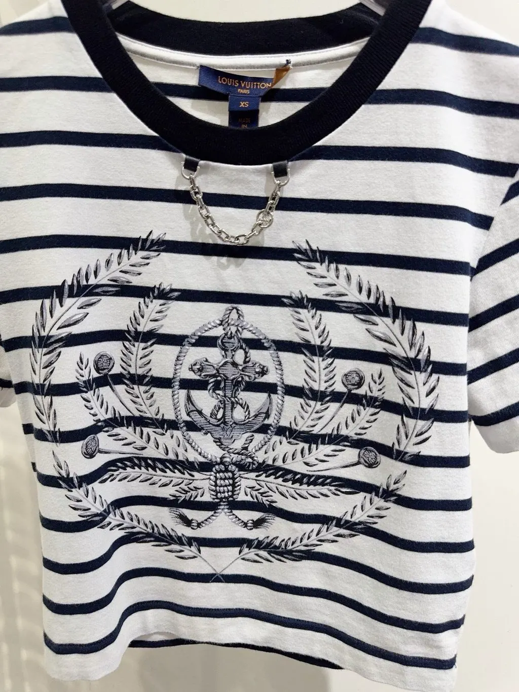 Louis Vuitton Cotton Top MultiColor Cotton Never worn, with tag - Model View