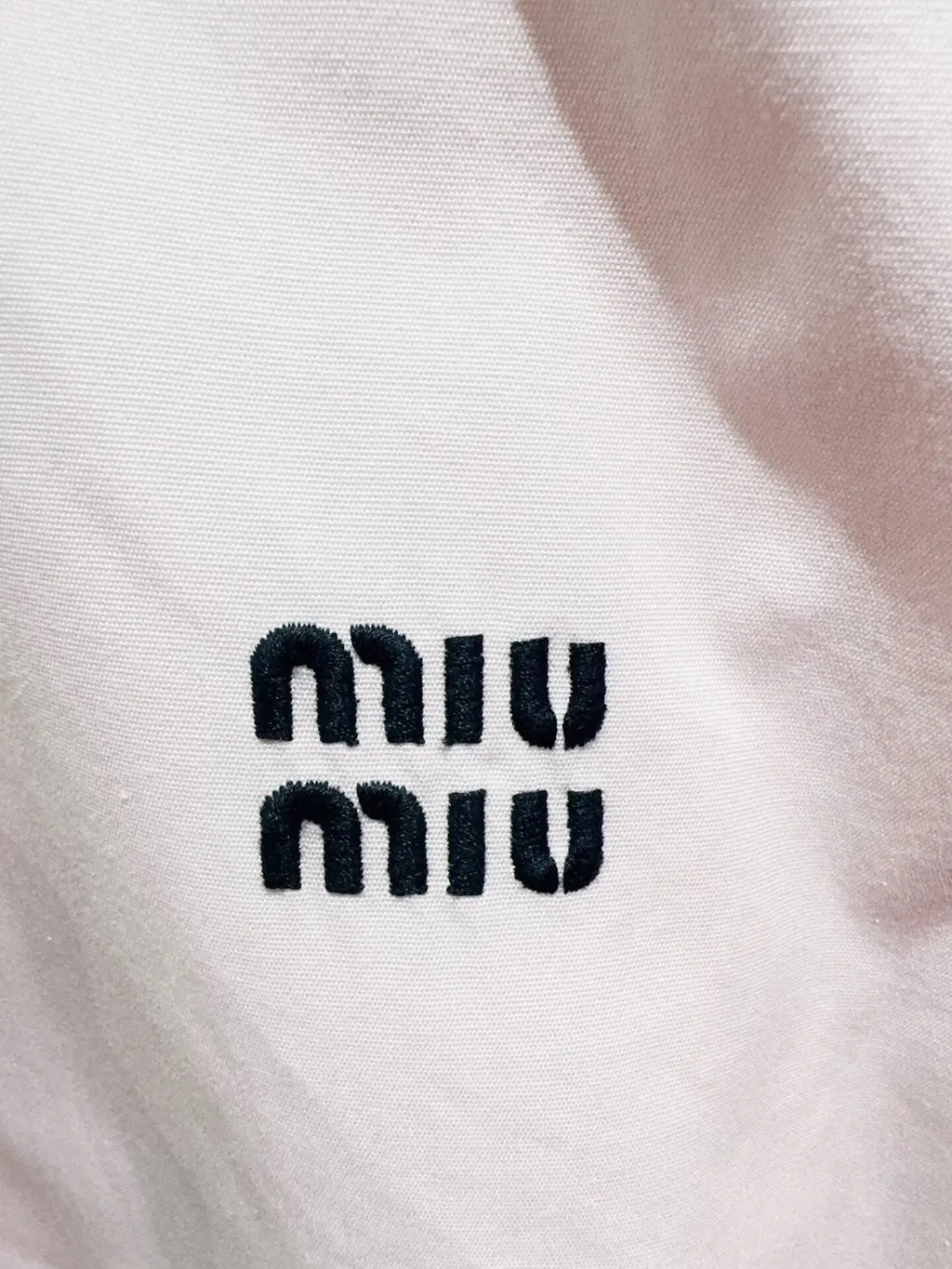 Miu Miu Pink Cotton Jacket Pink Cotton Never worn - Back View