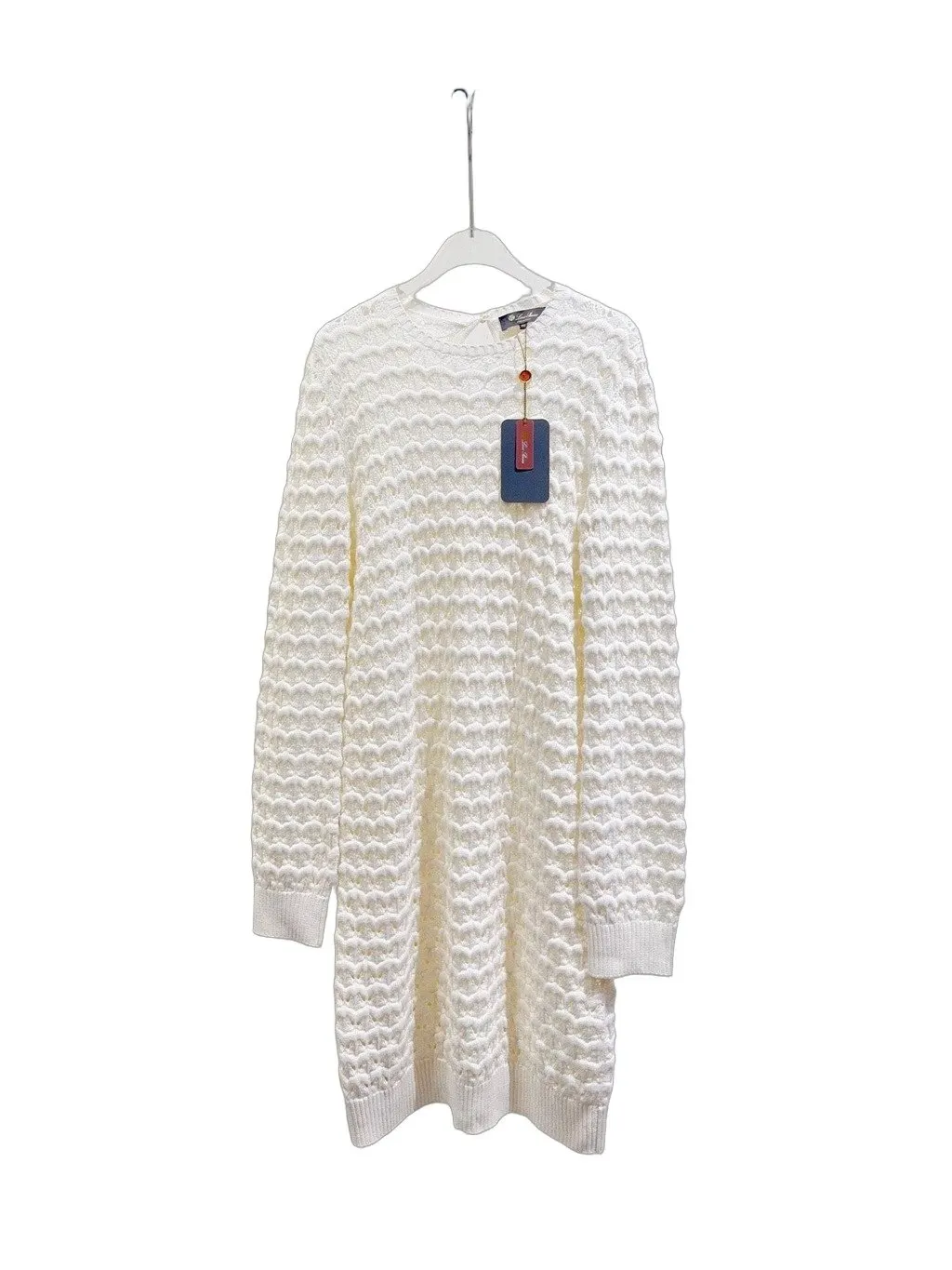 Loro Piana White Silk Knitwear White Silk Never worn, with tag - Front View
