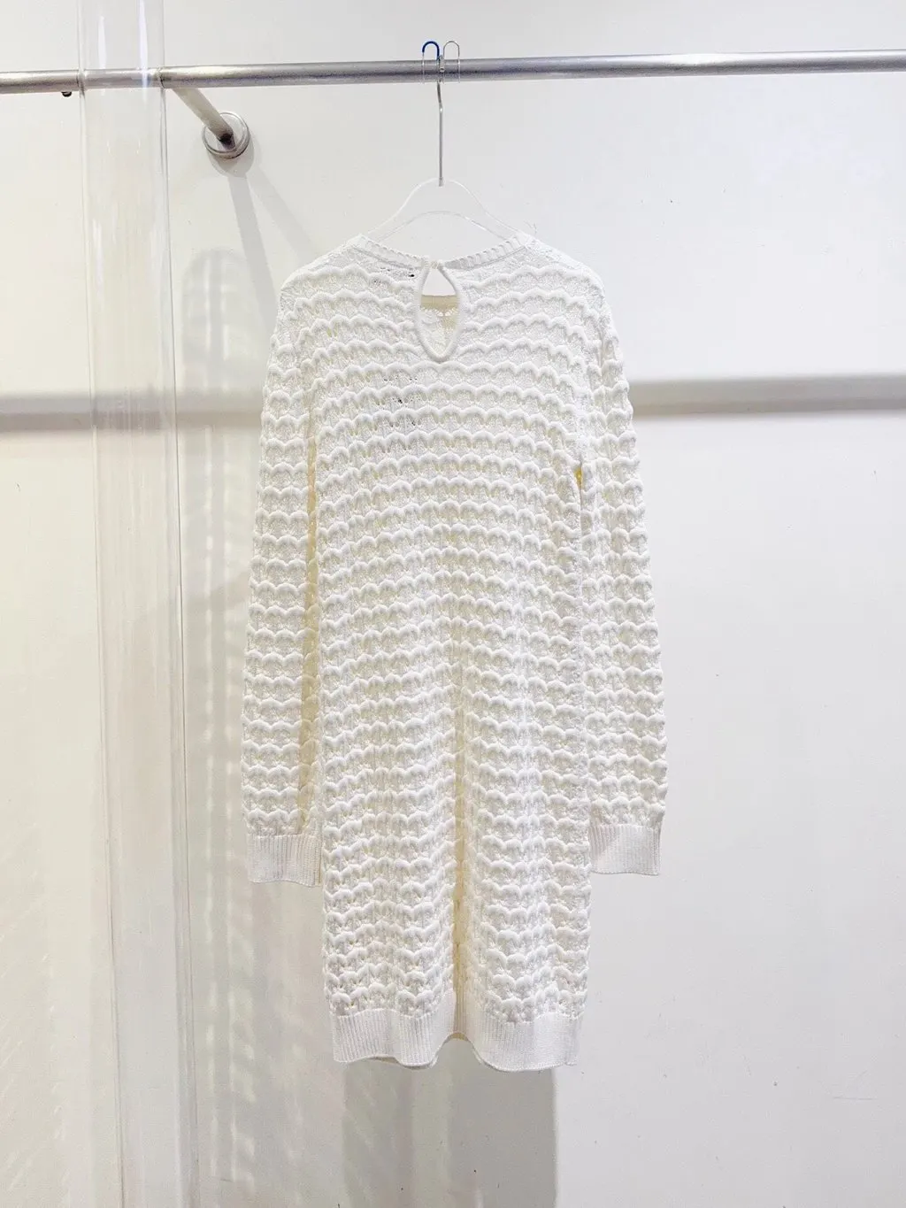 Loro Piana White Silk Knitwear White Silk Never worn, with tag - Back View
