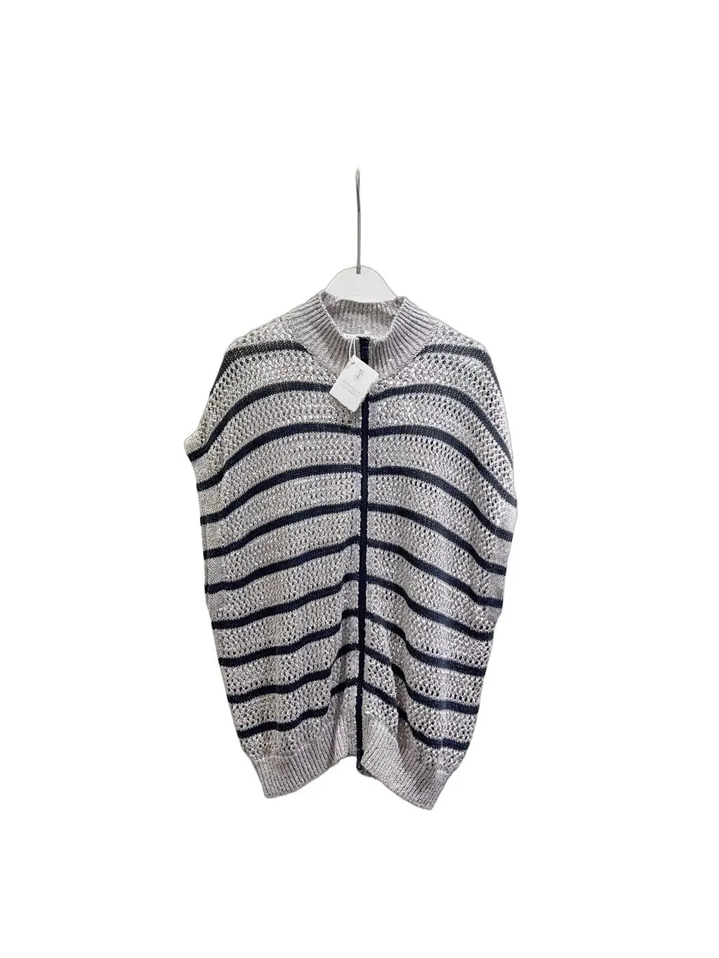 Brunello Cucinelli Cotton Top MultiColor Cotton Never worn - Front View