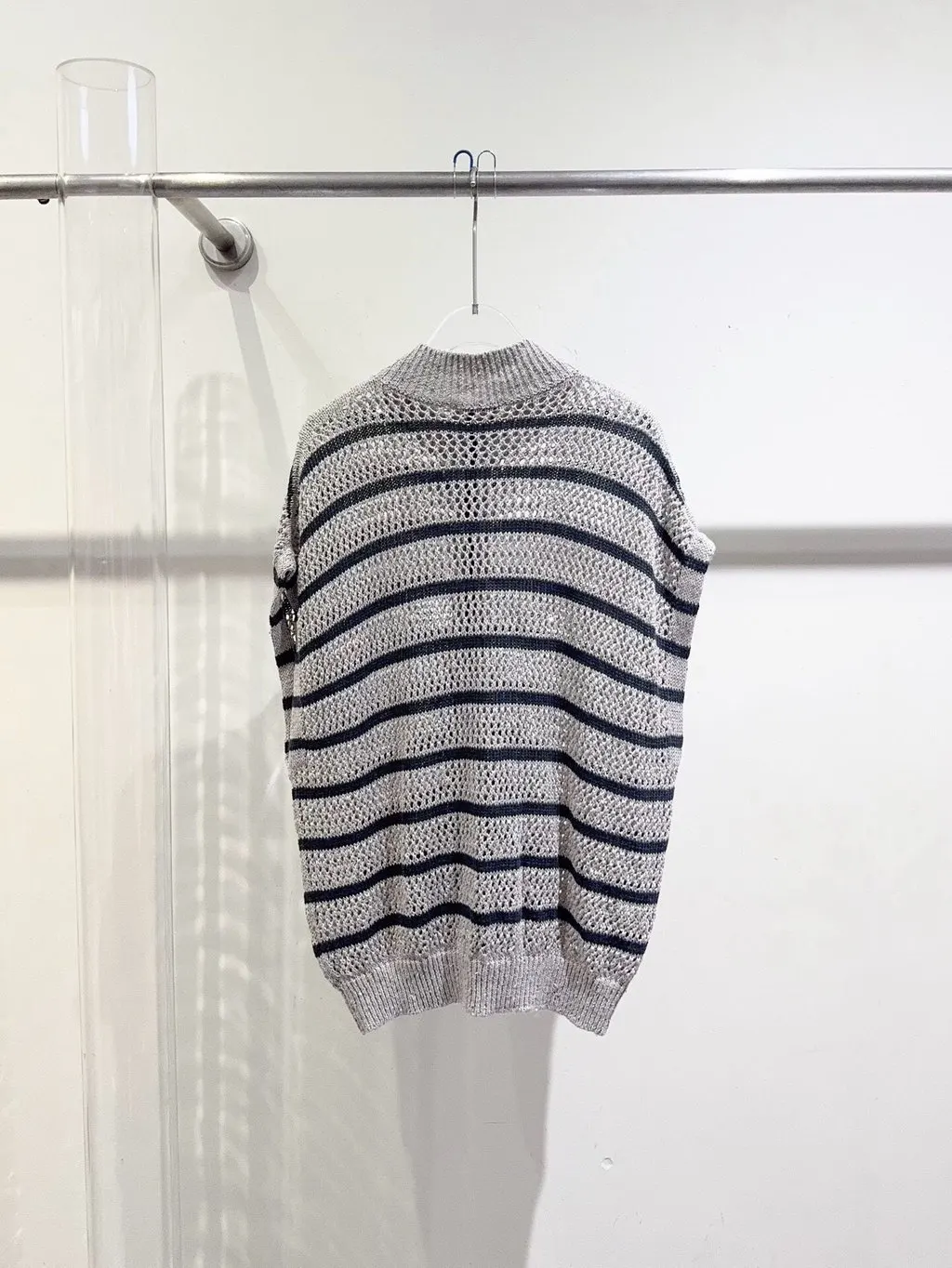 Brunello Cucinelli Cotton Top MultiColor Cotton Never worn - Inside View