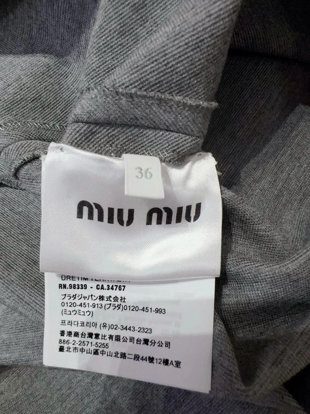 Miu Miu Cotton Dress MultiColor Cotton Never worn - Box View