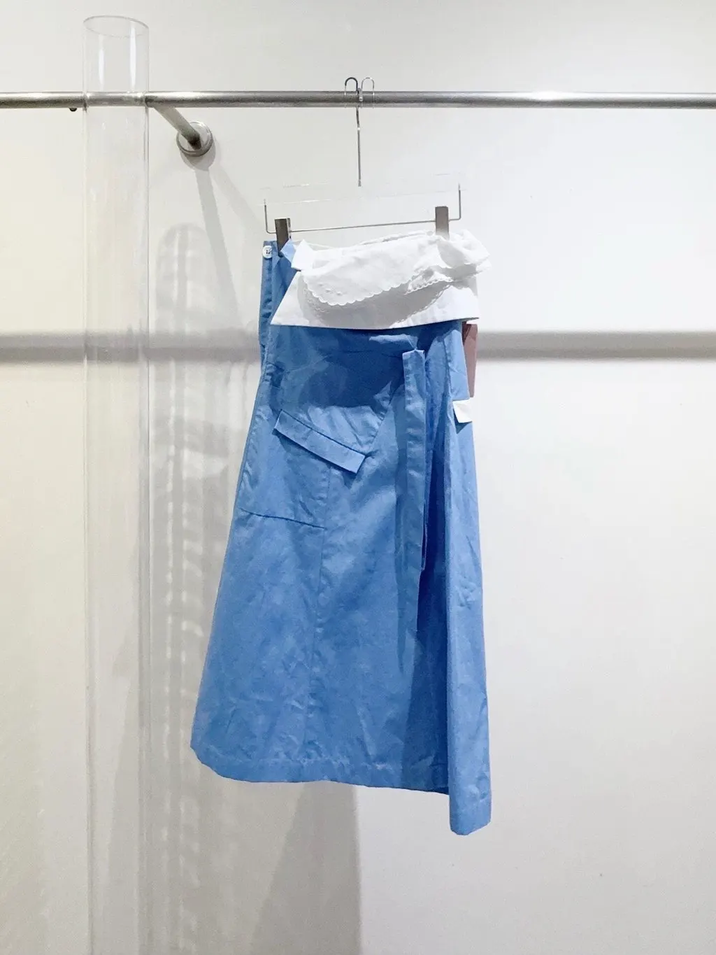 Miu Miu Blue Cotton Dress Blue Cotton Never worn - Back View
