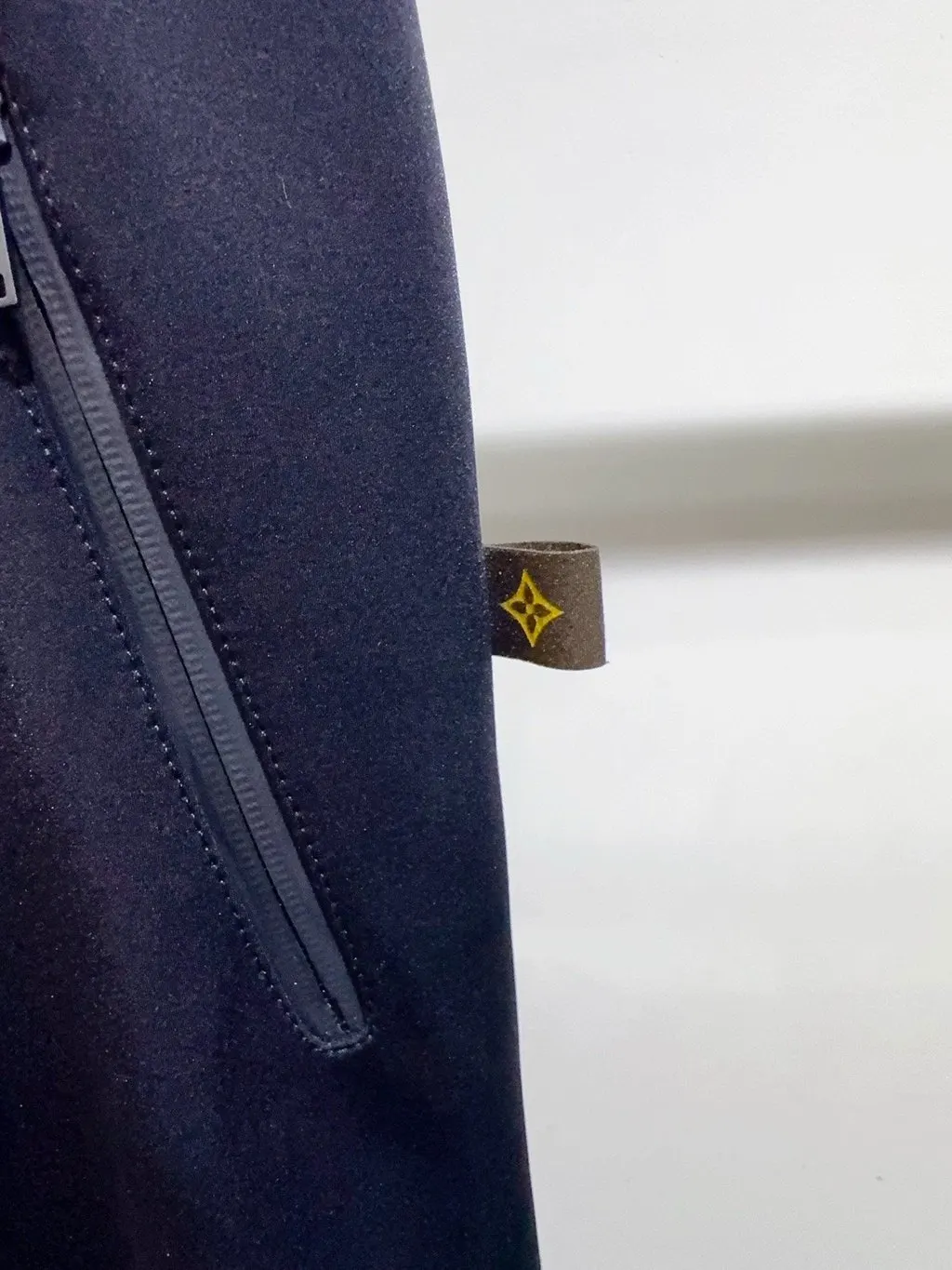 Louis Vuitton Black Polyamide Trousers Black Polyamide Never worn - Back View