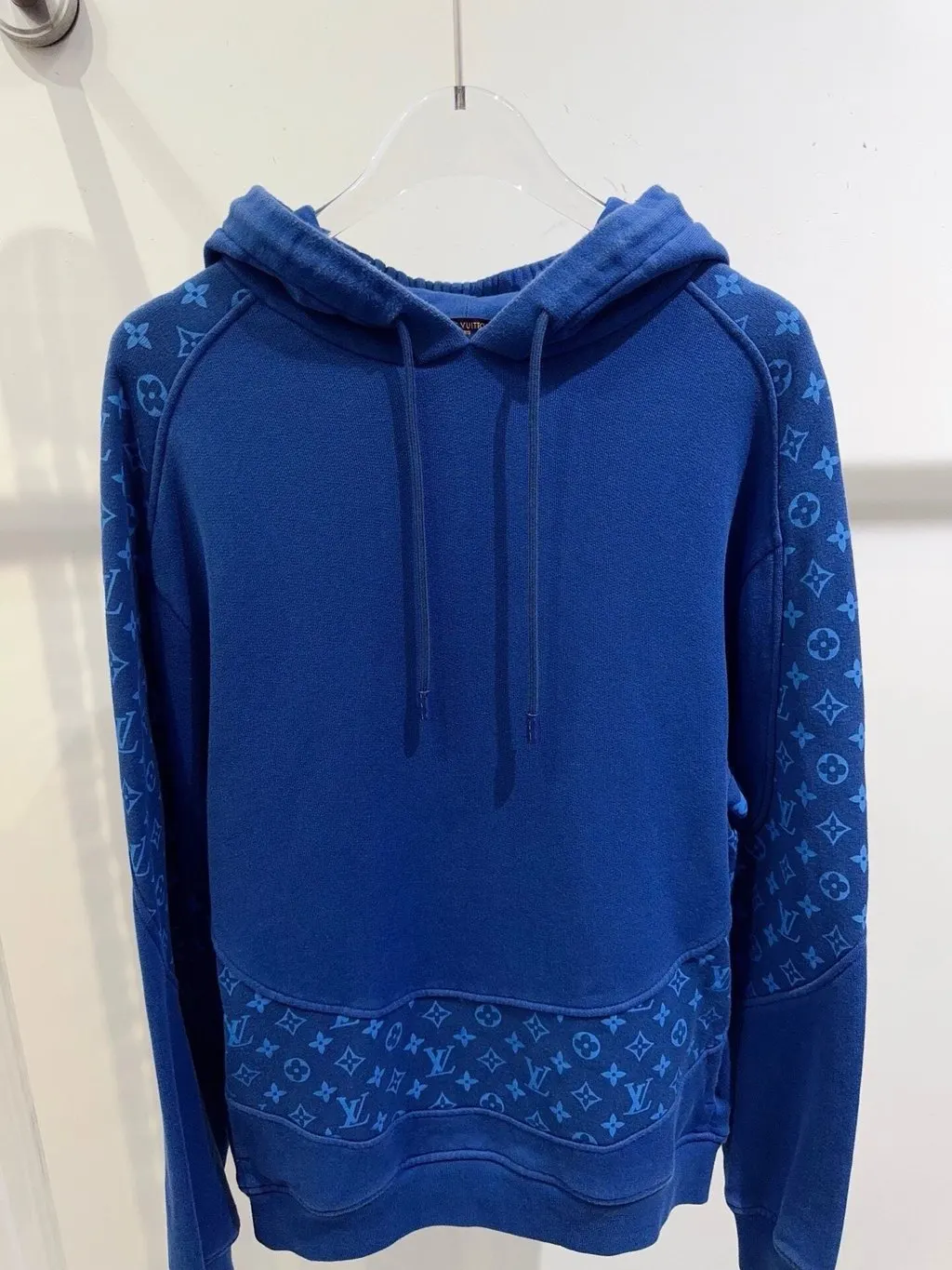 Louis Vuitton Blue Cotton Top Blue Cotton Very good - Back View