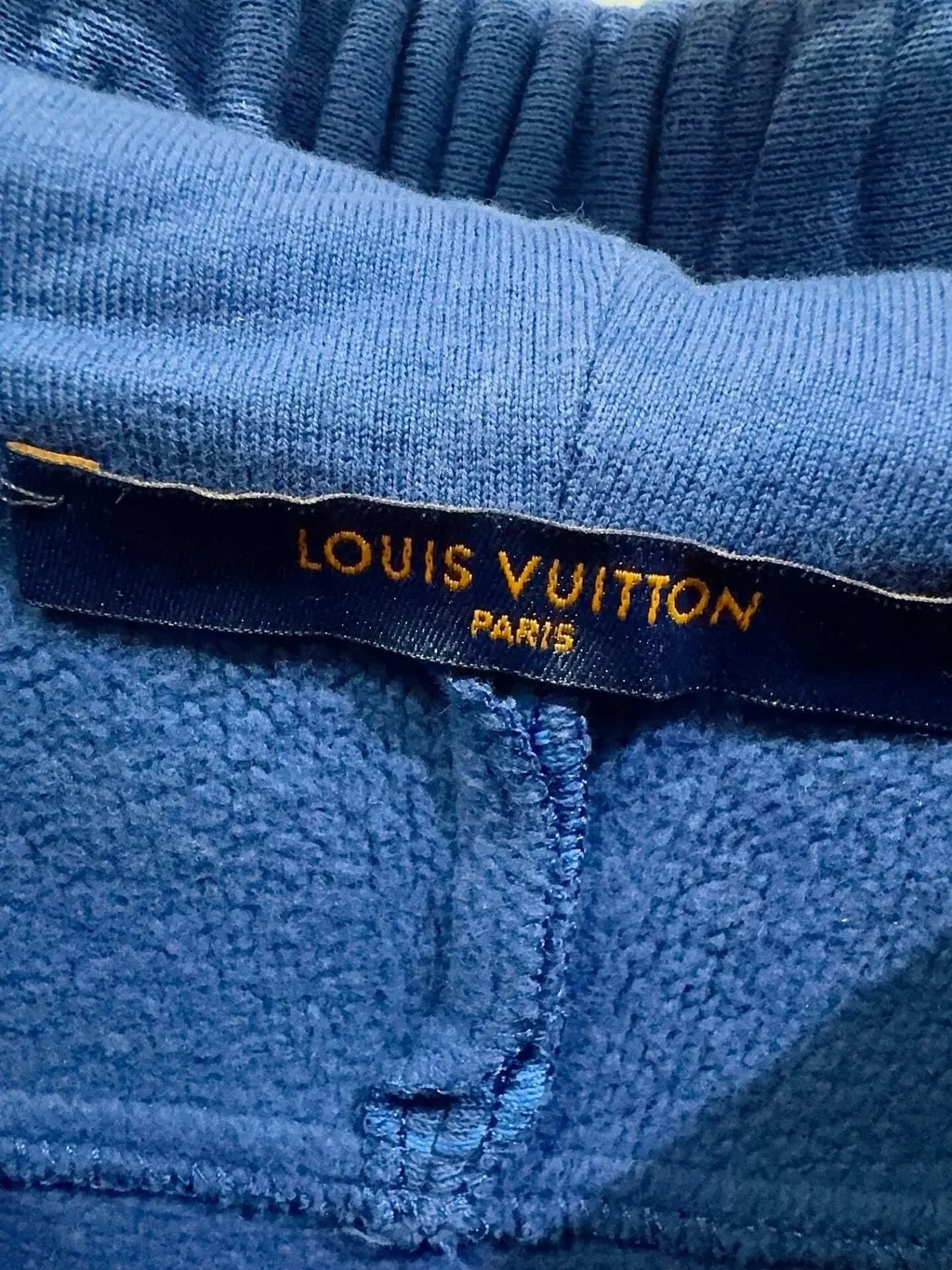 Louis Vuitton Blue Cotton Top Blue Cotton Very good - Inside View