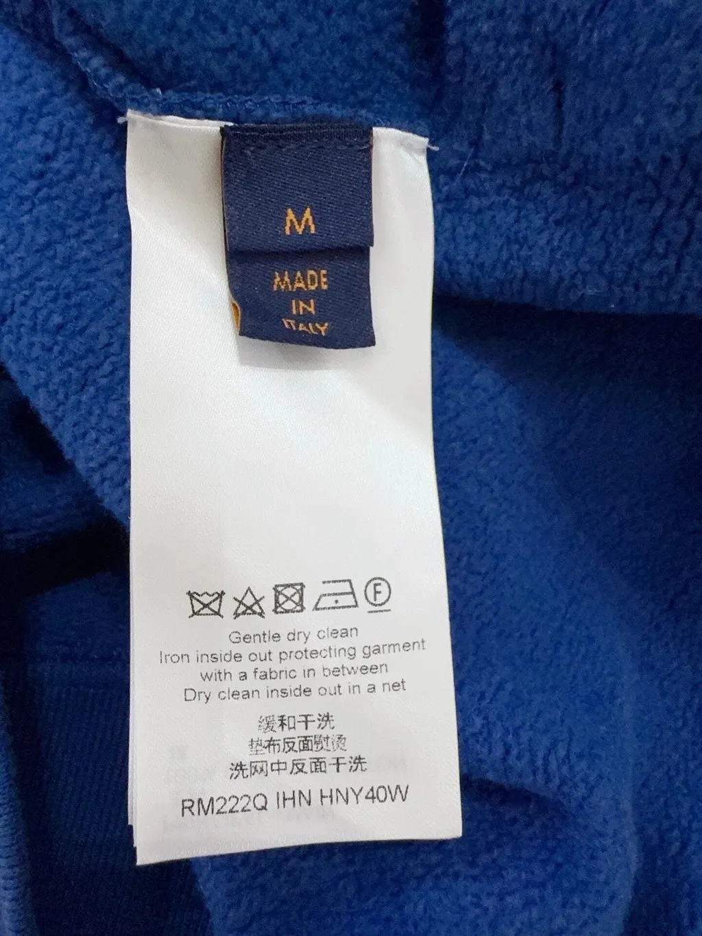Louis Vuitton Blue Cotton Top Blue Cotton Very good - Box View