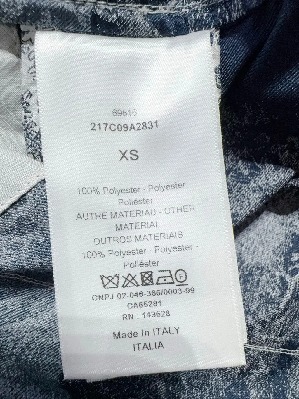 Dior Polyamide Jacket MultiColor Polyamide Never worn - Model View