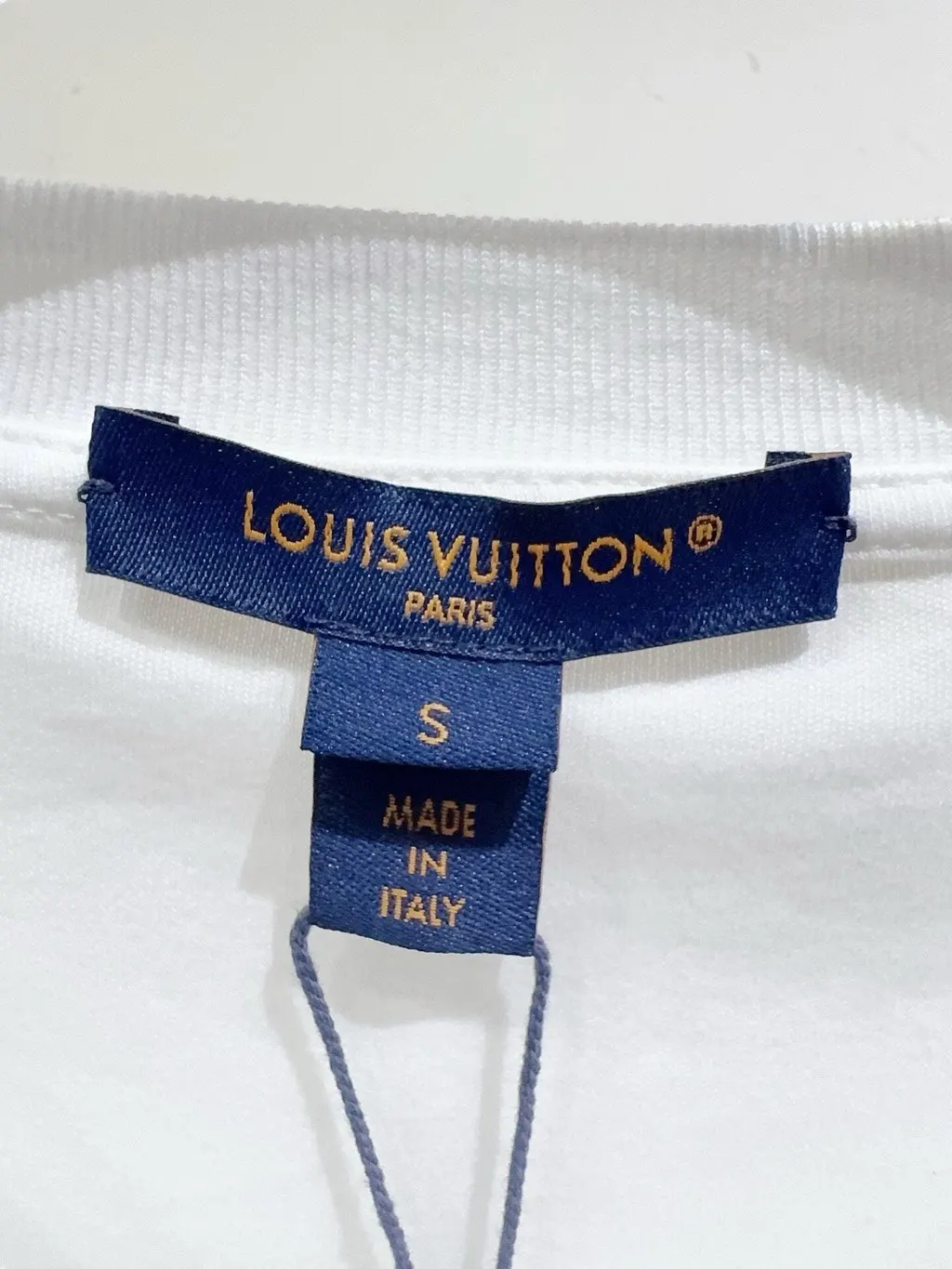 Louis Vuitton White Cotton Top White Cotton Never worn - Back View