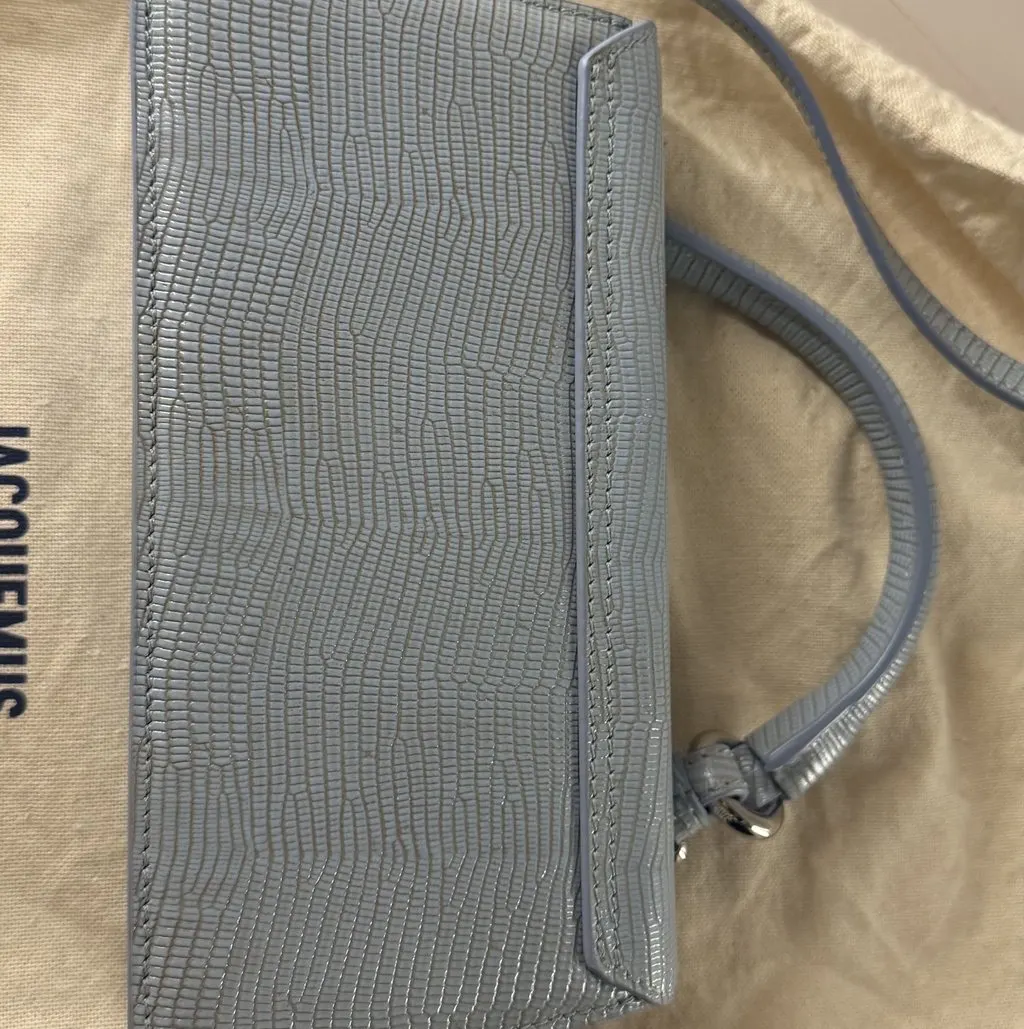 Jacquemus Le Chiquito Blue Leather Very good - Back View