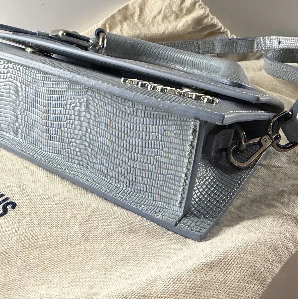 Jacquemus Le Chiquito Blue Leather Very good - Box View