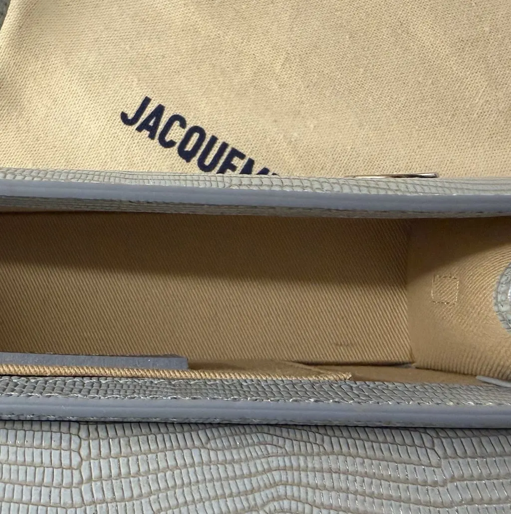Jacquemus Le Chiquito Blue Leather Very good - Model View