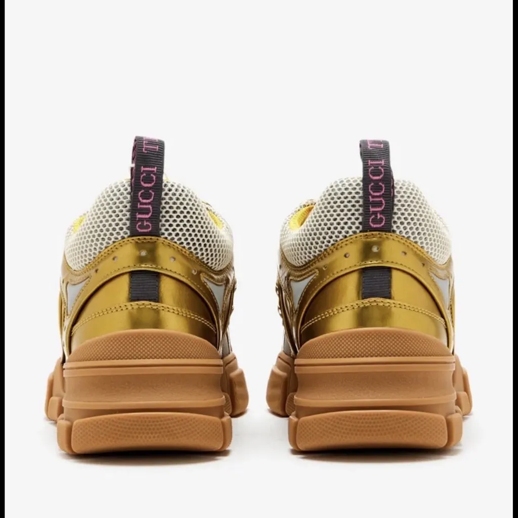 Gucci Flashtrek Gold Never worn, with tag - Inside View