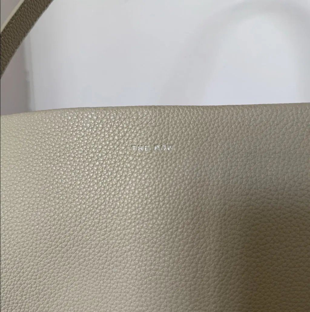 The Row Park Tote Small Ivory Beige Leather Very good - Back View