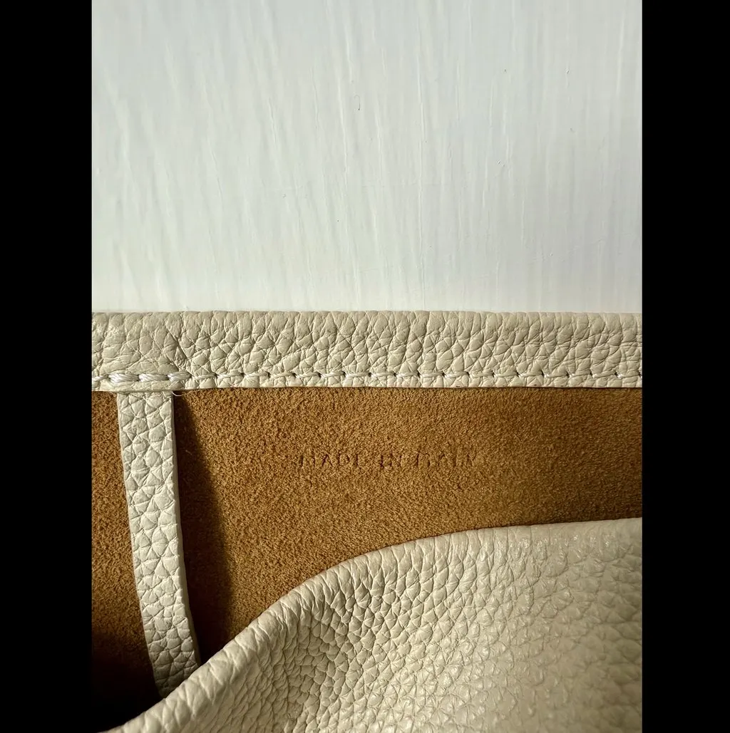 The Row Park Tote Small Ivory Beige Leather Very good - Inside View