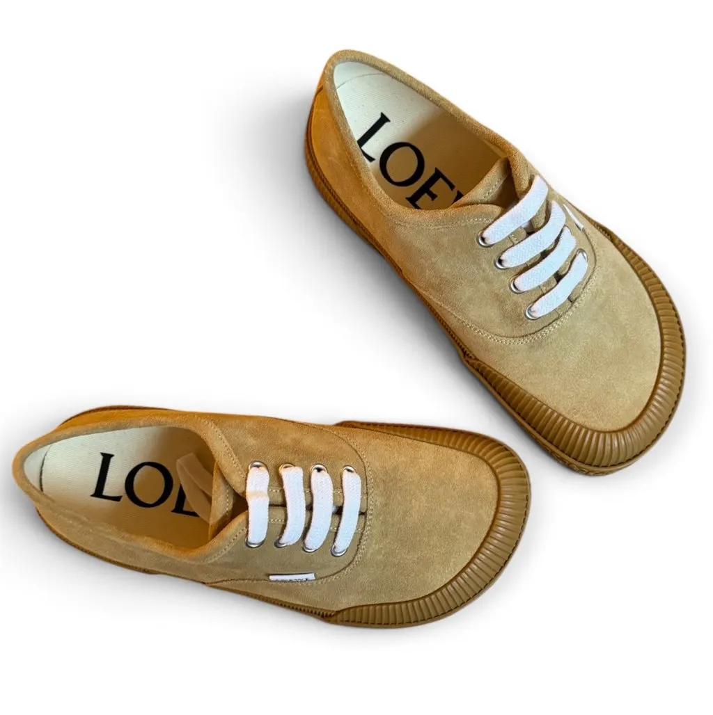 Loewe Loewe Sneaker Terra Vulca Gold Leather Never worn, with tag - Box View
