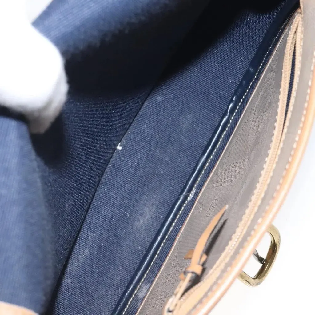 Dior Shoulder Bag Beige Canvas Good - Model View