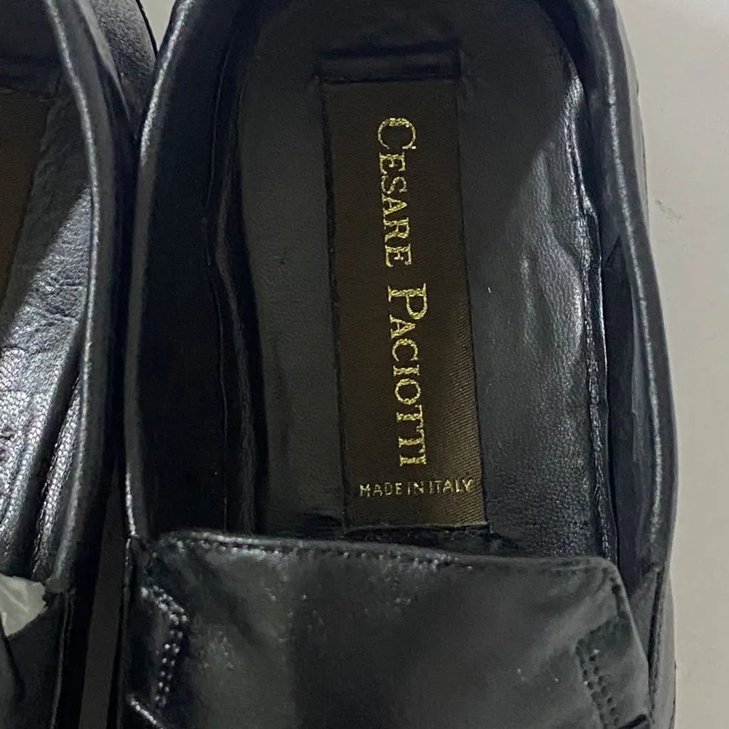 Unsigned Brand CESARE PACIOTTI Suze 41 Black Leather Very good - Inside View