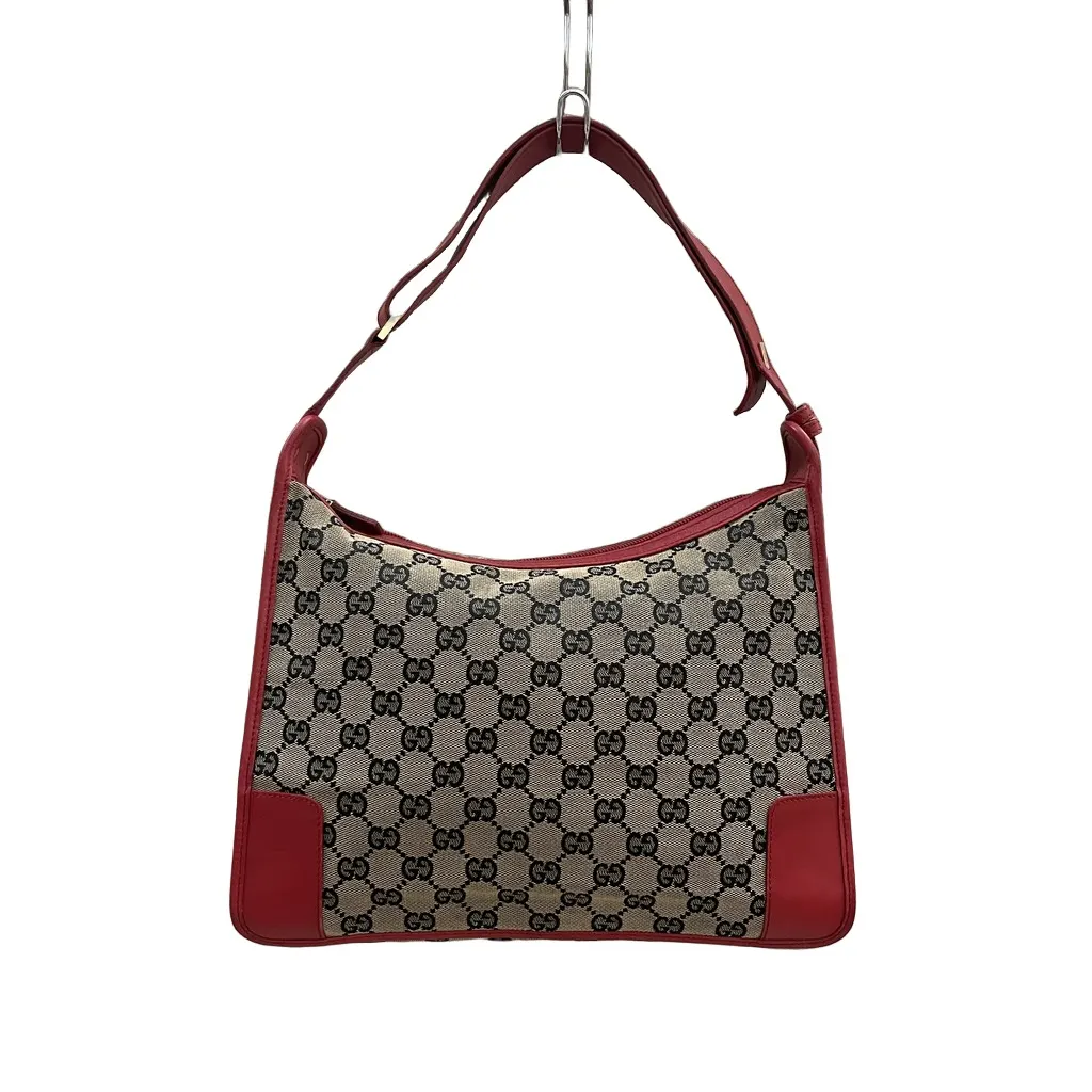 Gucci GG قماش كتف حقيبة