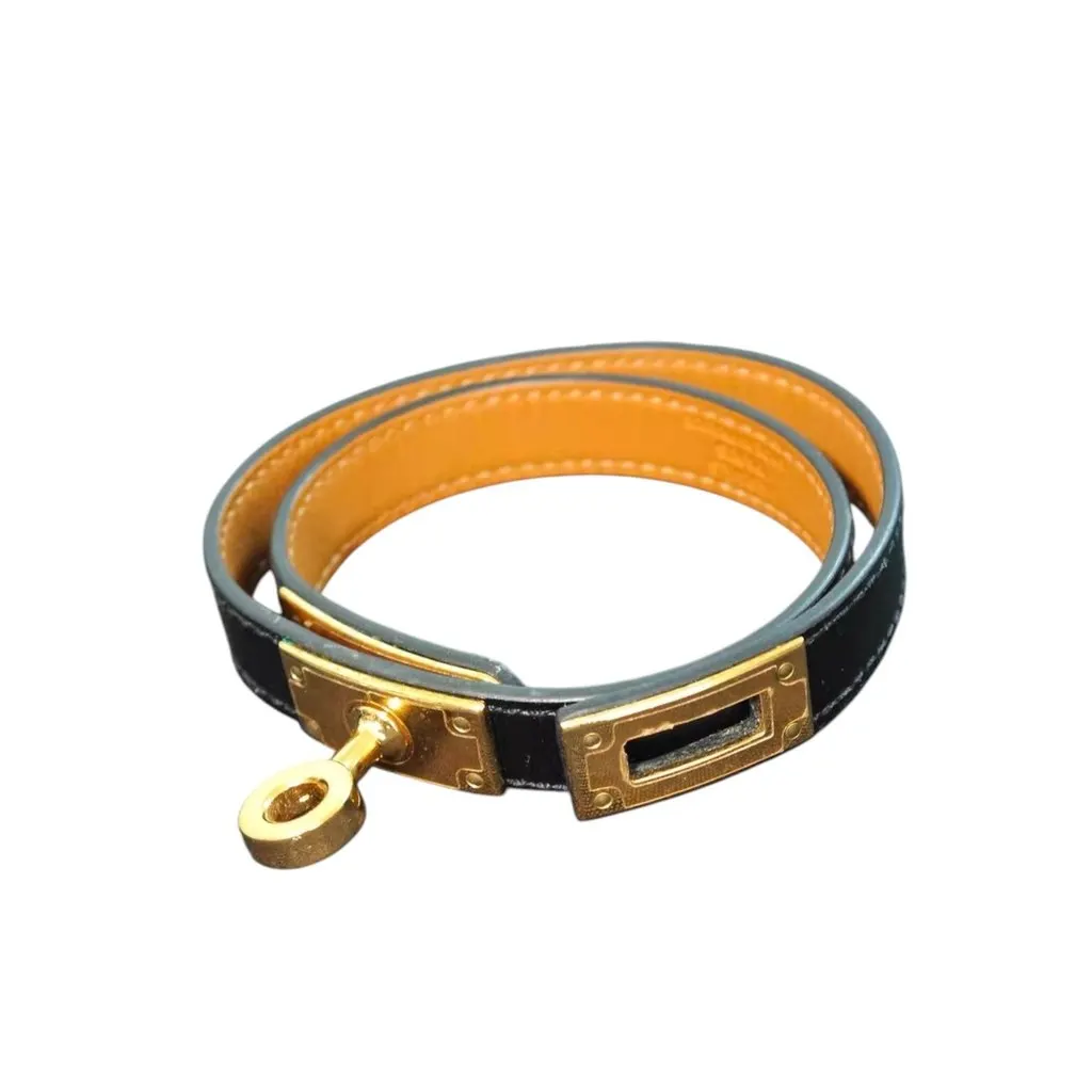 Hermès Kelly Black Leather Very good - Box View