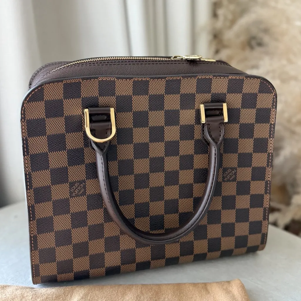 Louis Vuitton Louis Vuitton Triana Damier Ebene Brown Canvas Very good - Back View