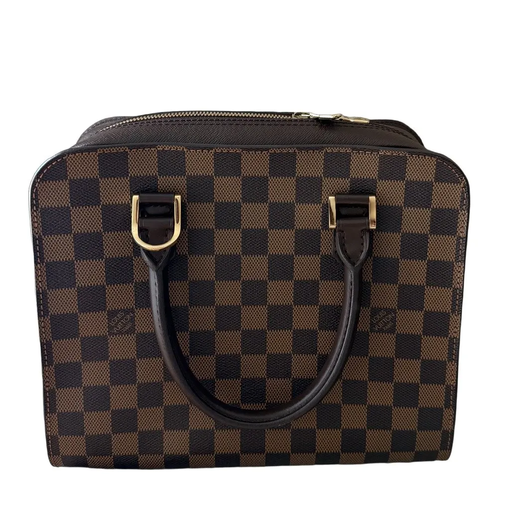 Louis Vuitton Louis Vuitton Triana Damier Ebene Brown Canvas Very good - Front View