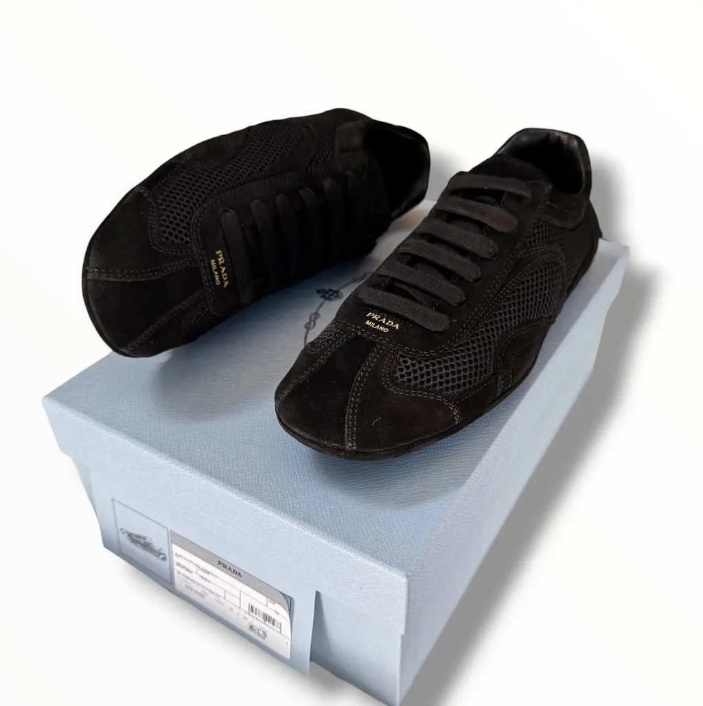 Prada PRADA SNEAKERS MONTECARLO Black Never worn, with tag - Box View