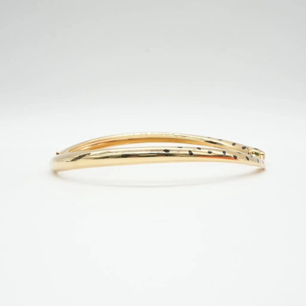 Cartier Panthre De Cartier Torque Necklace, Articulated, 18K Yellow Gold, Onyx, Gold Gold Good - Box View