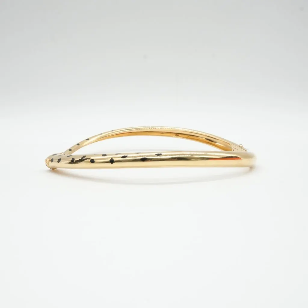 Cartier Panthre De Cartier Torque Necklace, Articulated, 18K Yellow Gold, Onyx, Gold Gold Good - Model View