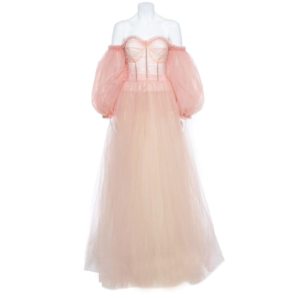 Dolce & Gabbana Corset Off Shoulder Gown - 4