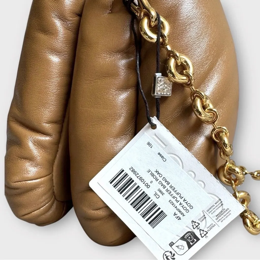 Loewe Loewe Goya Puffer Camel Leather Never worn, with tag - Inside View