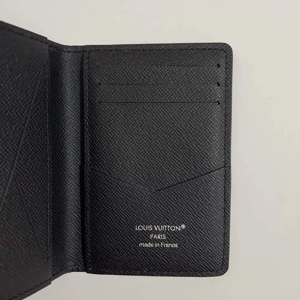 Louis Vuitton pocket organizers Black Canvas Never worn, with tag - Back View