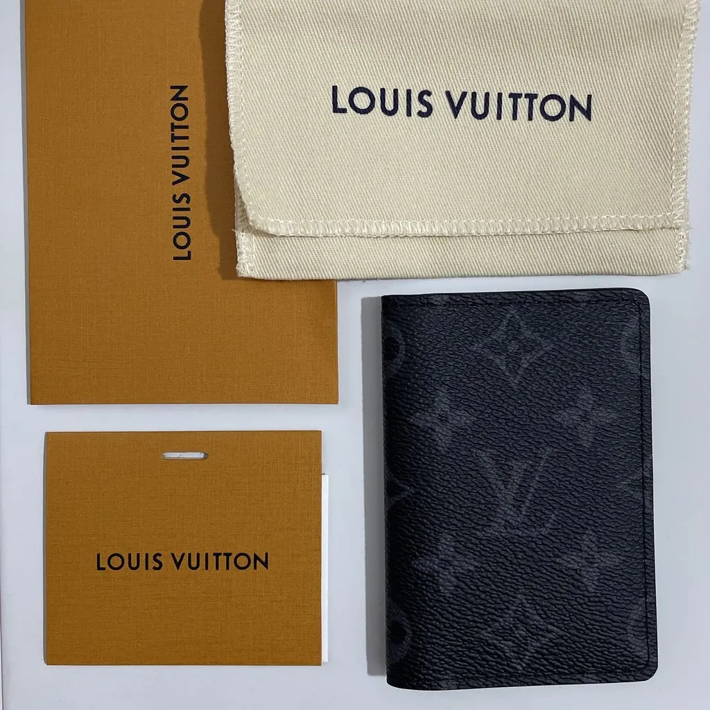 Louis Vuitton pocket organizers Black Canvas Never worn, with tag - Box View