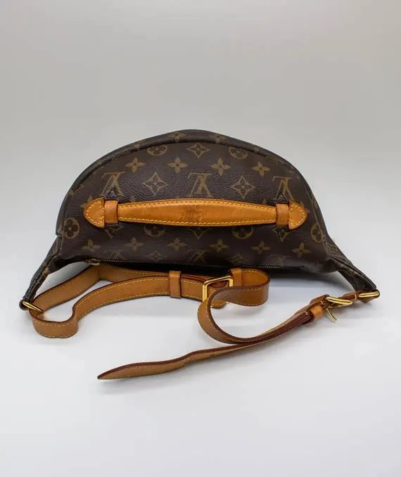 Louis Vuitton Brown Monogram Canvas Bumbag Brown Leather Very good - Back View