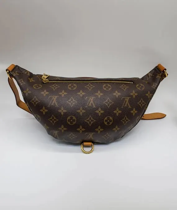Louis Vuitton Brown Monogram Canvas Bumbag Brown Leather Very good - Inside View
