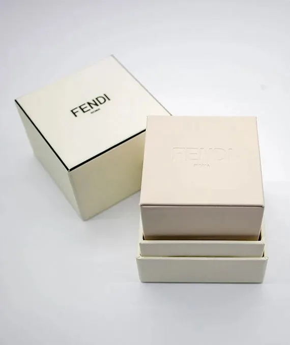 Fendi Gold Ring with Diamonds Gold Gold Very good - Inside View