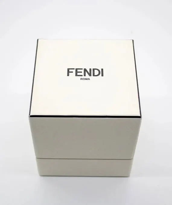 Fendi Gold Ring with Diamonds Gold Gold Very good - Model View