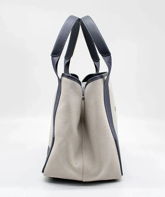 Balenciaga Navy XS Grey Cabas Bag Grey Never worn - Model View