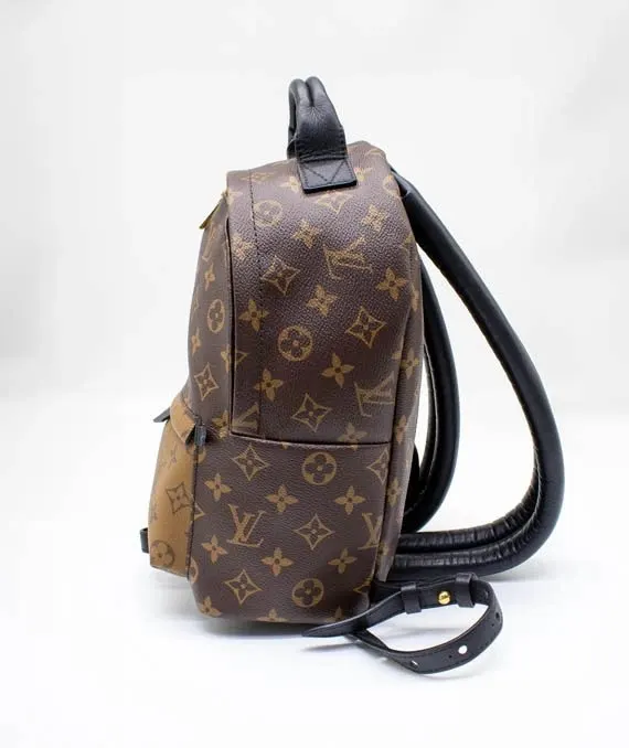 Louis Vuitton Monogram Reverse Palm Springs PM Backpack MultiColor Leather Very good - Inside View