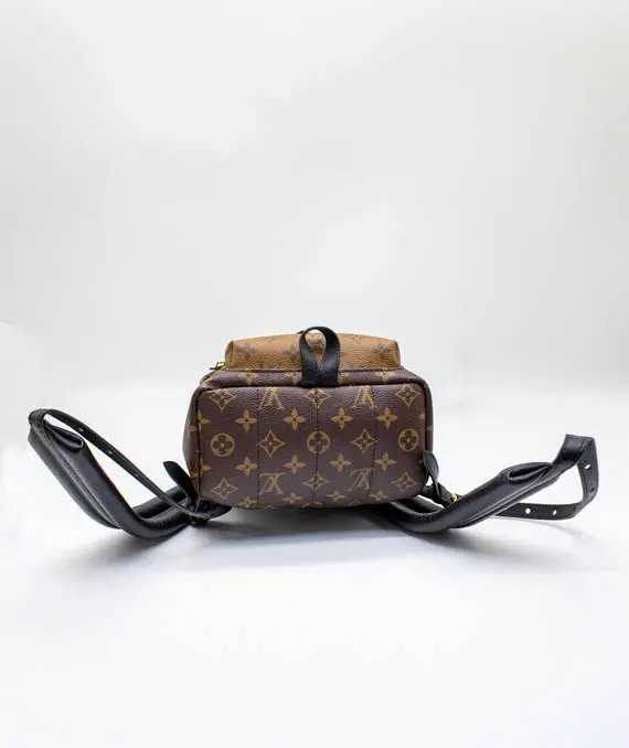 Louis Vuitton Monogram Reverse Palm Springs PM Backpack MultiColor Leather Very good - Box View