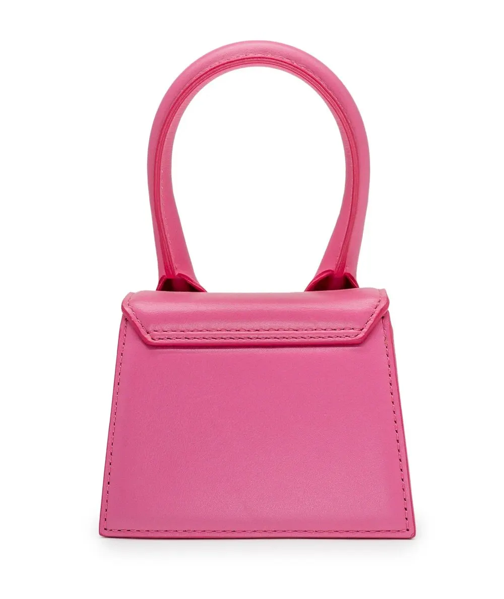 Jacquemus Light Pink Leather Le Chiquito Moyen Top Handle Bag Pink Leather Very good - Inside View