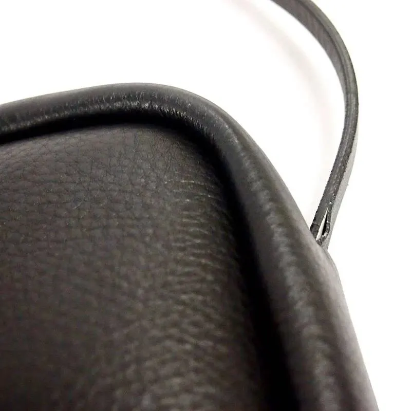 Balenciaga Size S Black Calfskin Leather logo Everyday Camera Bag Black Leather Very good - Box View