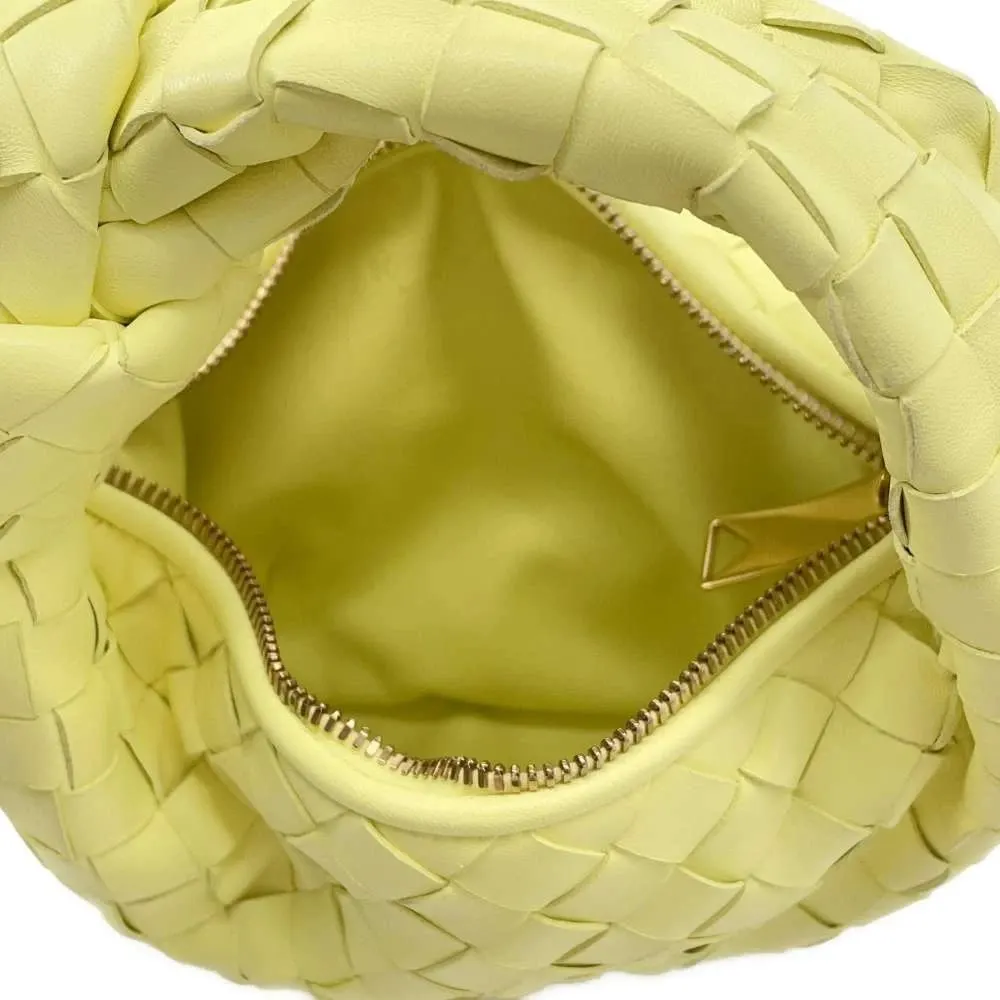 Bottega Veneta Yellow Mini Intrecciato Jodie Bag Yellow Leather Very good - Box View