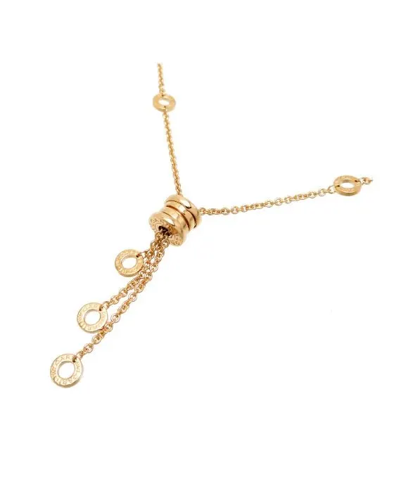 Bvlgari zero 1 Element Necklace In Yellow Gold Yellow Gold Good - Front View