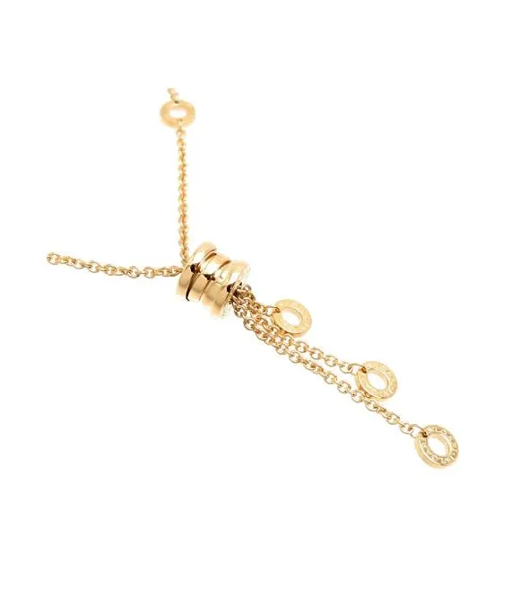 Bvlgari zero 1 Element Necklace In Yellow Gold Yellow Gold Good - Back View