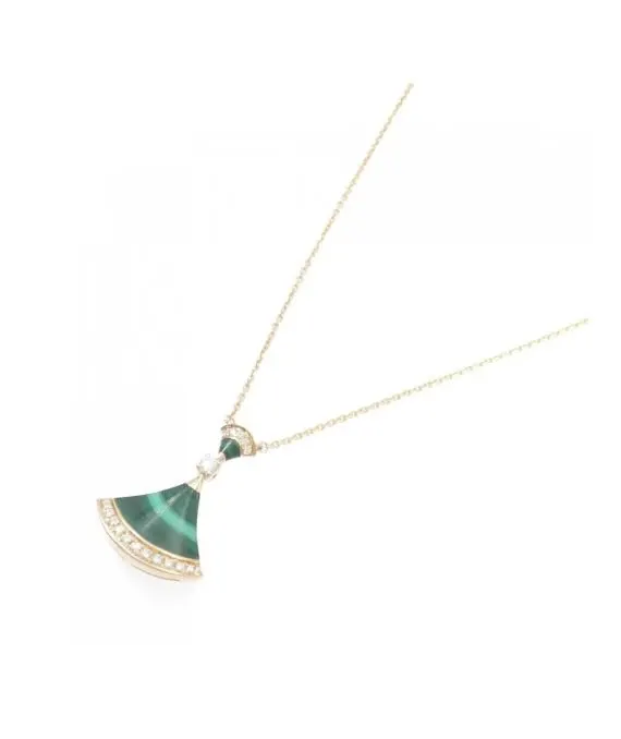 Bvlgari Diva Dream Malachite and Diamond Necklace MultiColor Very good - Back View