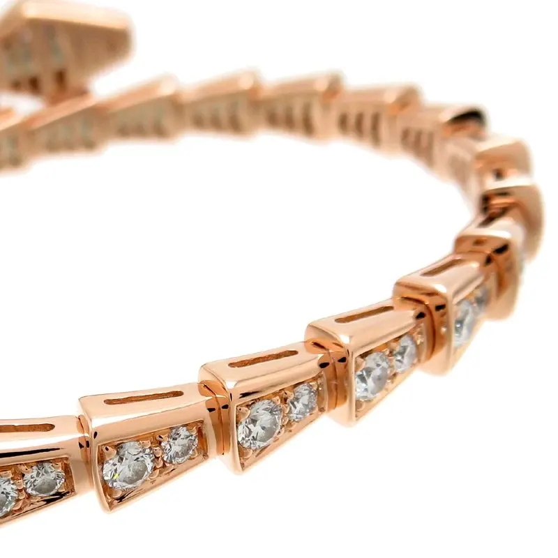 Bvlgari Serpenti Viper Womens Bracelet 353792 750 Pink Gold Pink Gold Very good - Inside View