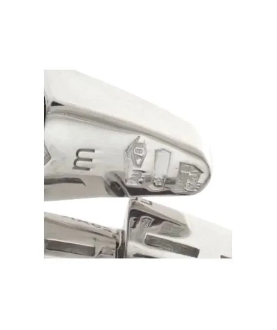 Bvlgari Size 14 Serpenti Viper Diamond Bracelet In 18k White Gold White Gold Very good - Model View